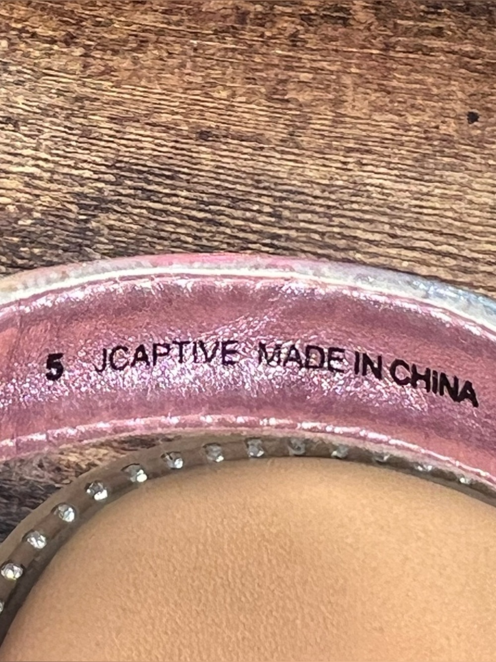 Steve Madden Sandals Butterfly Rainbow Sparkle JCaptive Thong Toe Sling Back 5 - Picture 10 of 10